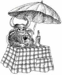 Tha bull who chose not to run at Pamplona